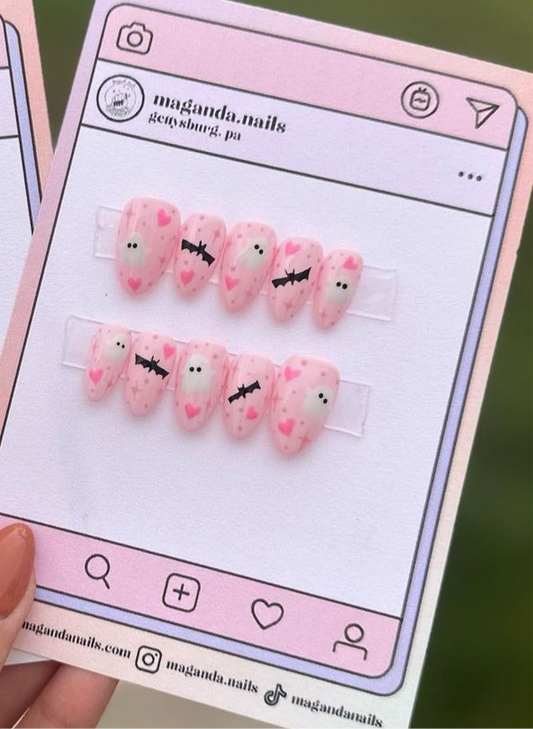 Pink Ghosts & Bats