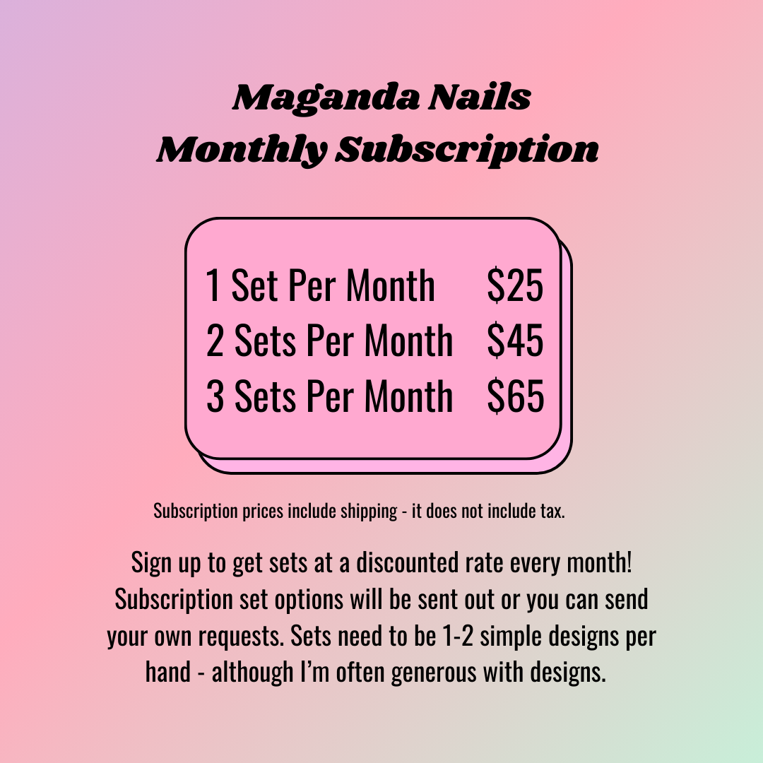 1 Set Per Month - Monthly Subscription